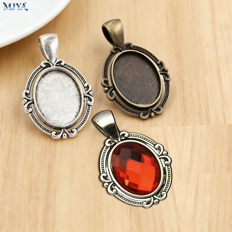 Resin Craft Projects - MJYA 10pcs Vintage Pendant Settings Inner
