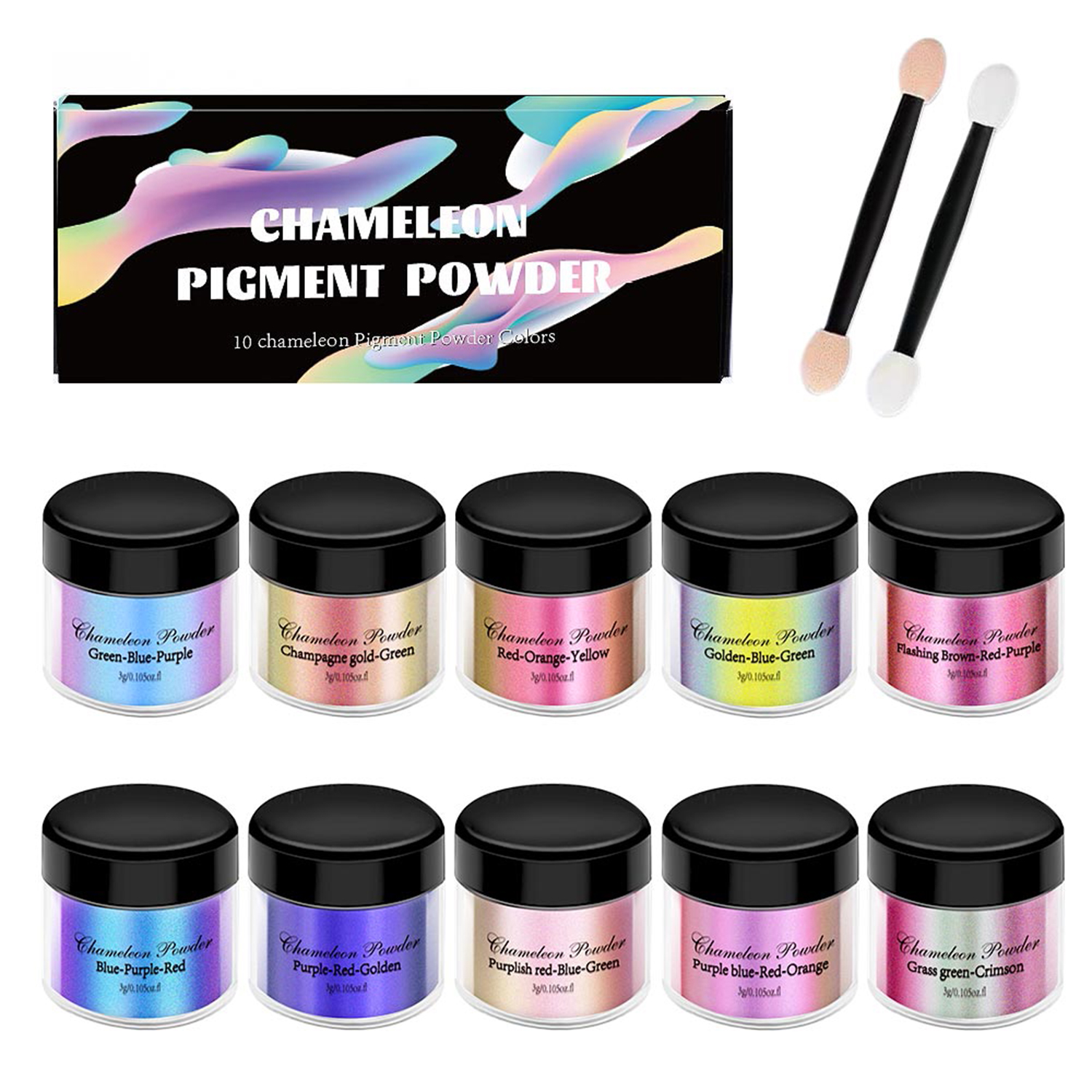 10/20pcs Mirror Chameleons Pig - Resin Pigment Set incelemesi ve fiyatı