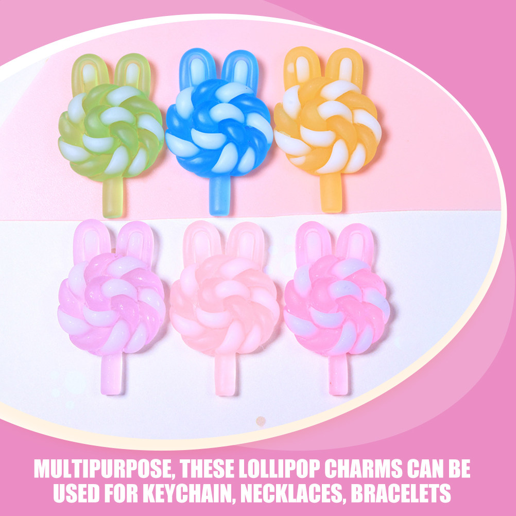 24Pcs Cute Cartoon Lollipop Ch - Resin Crafts incelemesi ve fiyatı