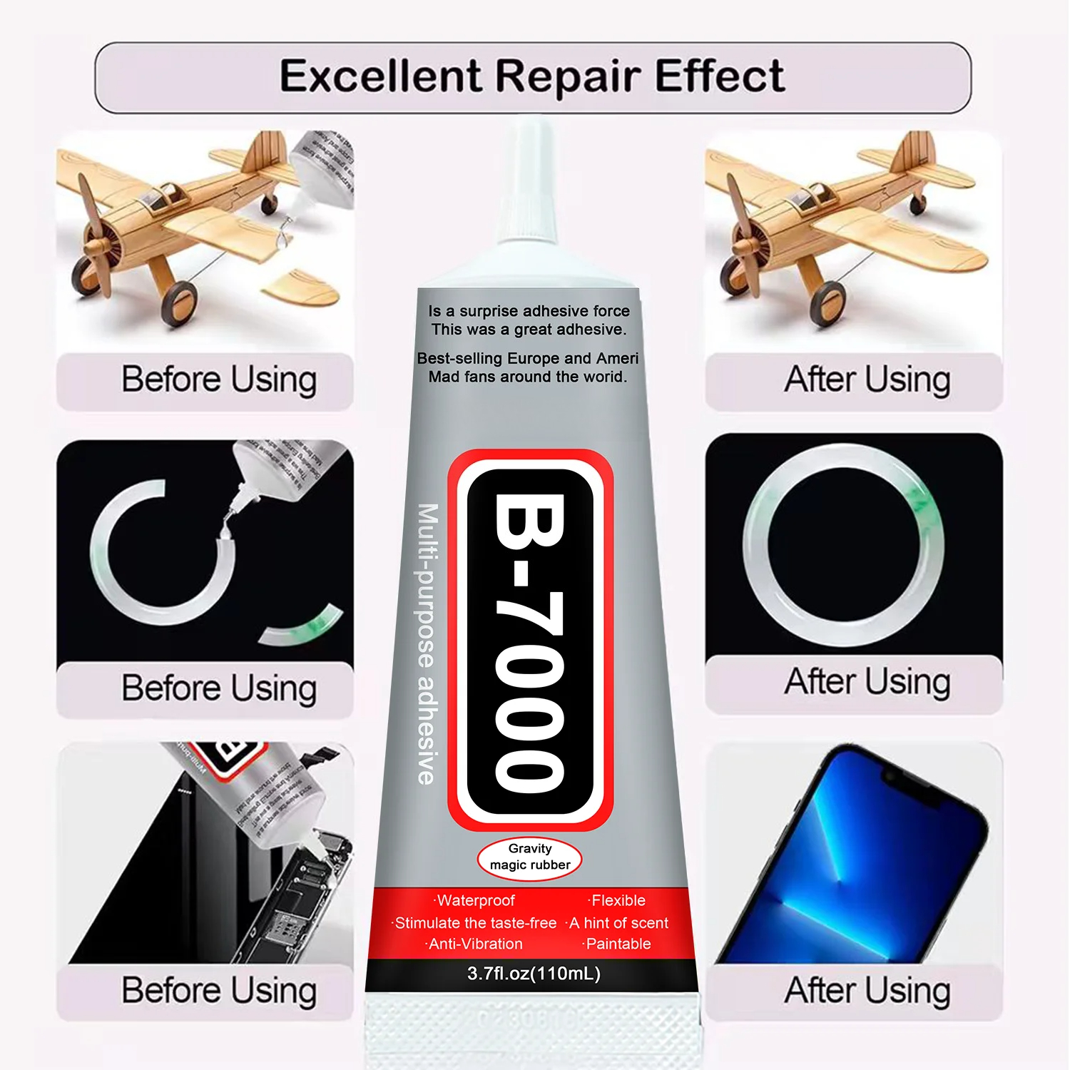 1-10Pcs B-7000 Super Glue Lool - Resin Crafts incelemesi ve fiyatı