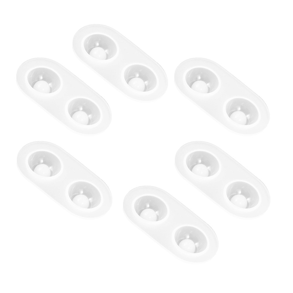 6Pcs Elastic Silicone Eyeball  - Dome Mold Clear incelemesi ve fiyatı