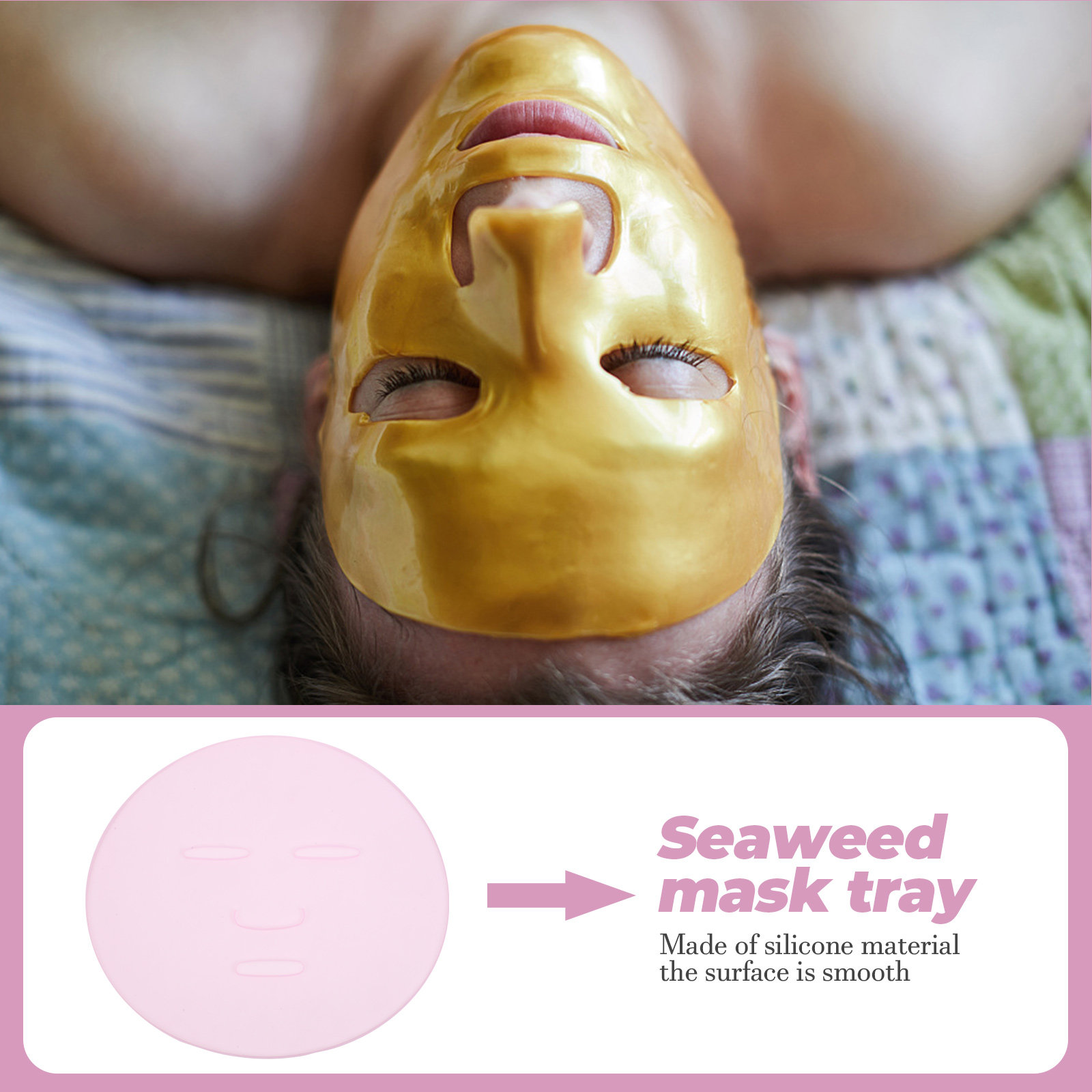 2Pcs DIY Seaweed Mask Mold Reu - Silicone Mold Tray incelemesi ve fiyatı