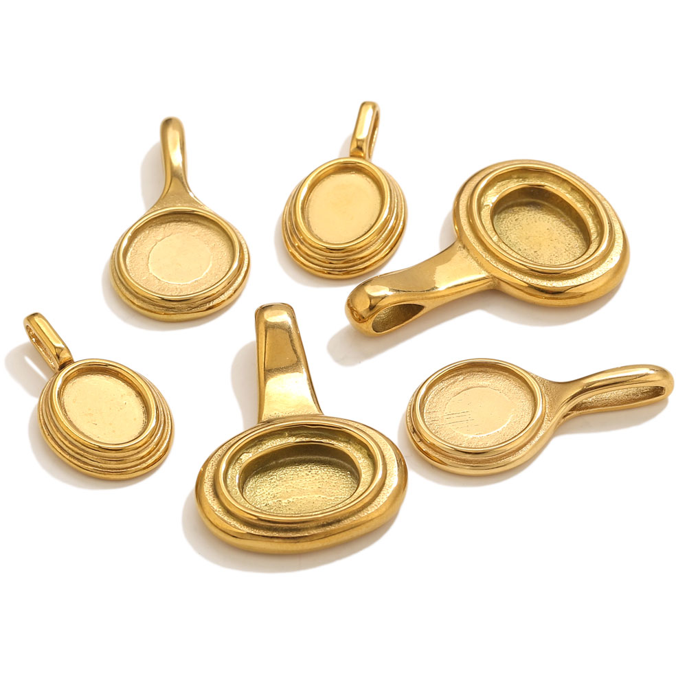 5pcs Stainless Steel Round Ova - Resin Crafts incelemesi ve fiyatı