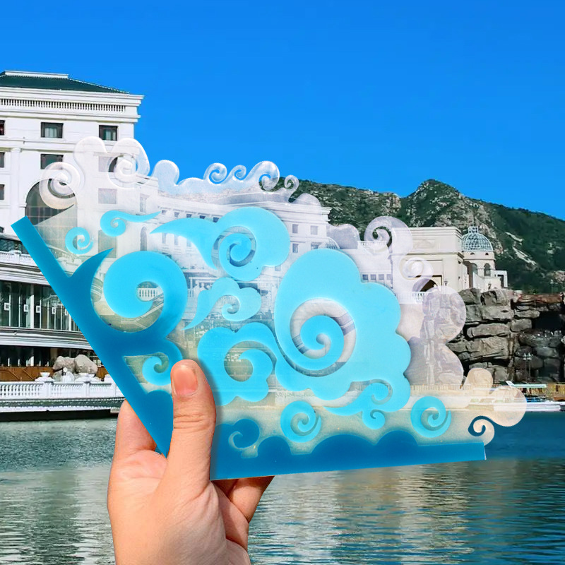 DIY Chinese Folding Fan Silico - Resin Ocean Wave Mold incelemesi ve fiyatı