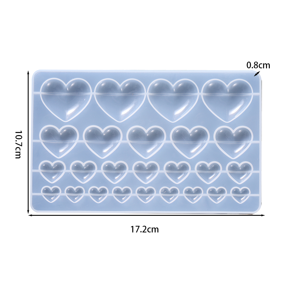 Love Heart Silicone Mold Jewel - Resin Craft Ideas incelemesi ve fiyatı