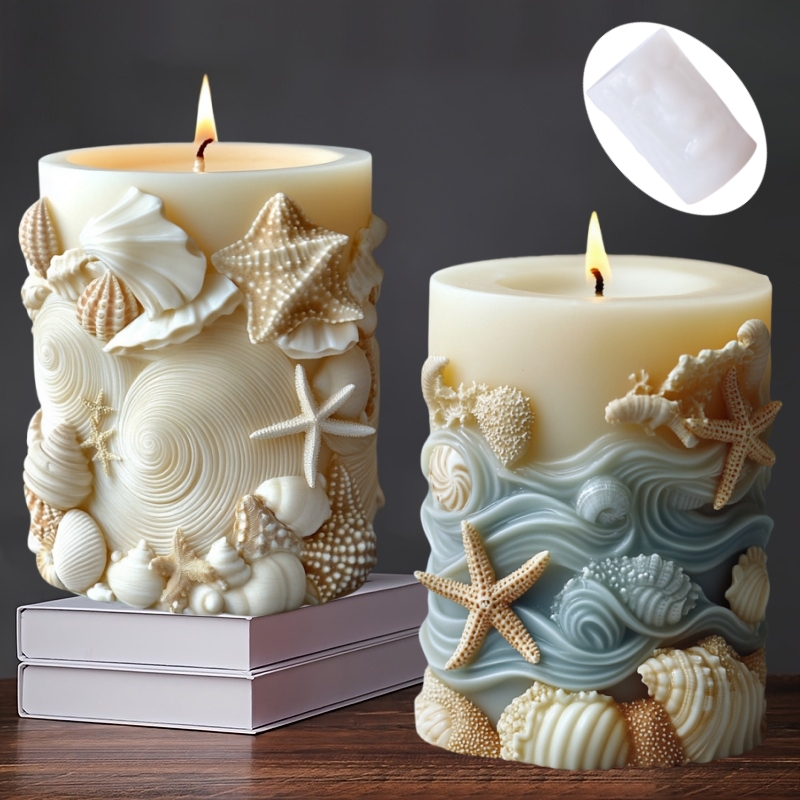 DIY Ocean style relief cylindr - Resin Ocean Wave Mold incelemesi ve fiyatı