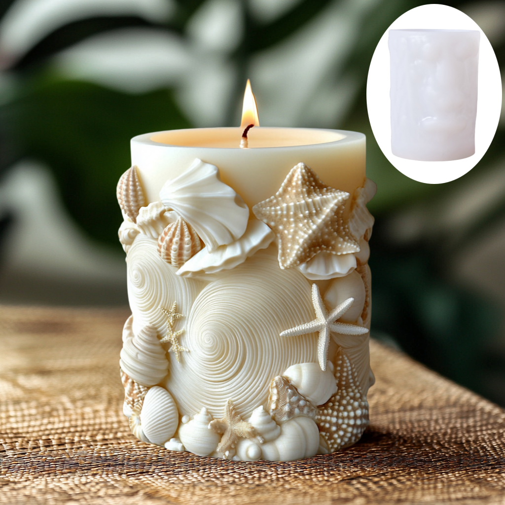 DIY Ocean style relief cylindr - Resin Ocean Wave Mold incelemesi ve fiyatı