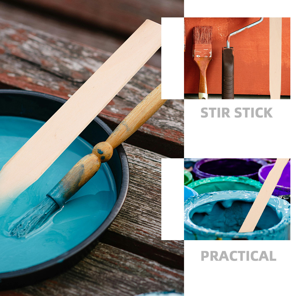 20Pcs Wooden Stir Sticks for P - Resin Craft Workshop incelemesi ve fiyatı