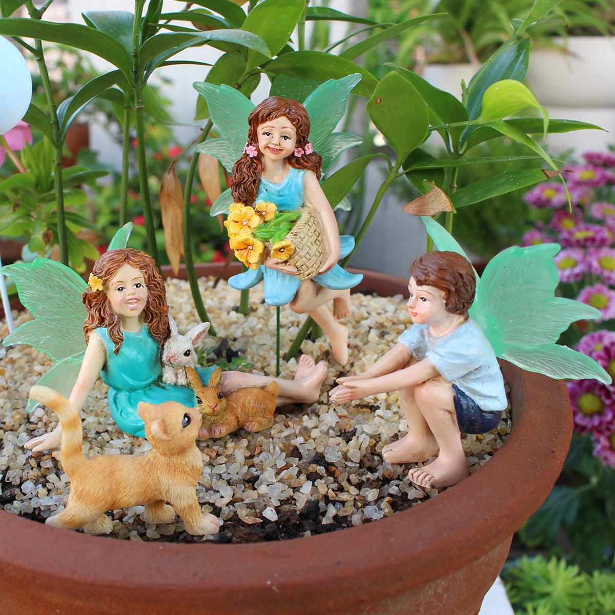 4pc Flower Fairy and Animal Pa - Resin Craft Ideas incelemesi ve fiyatı