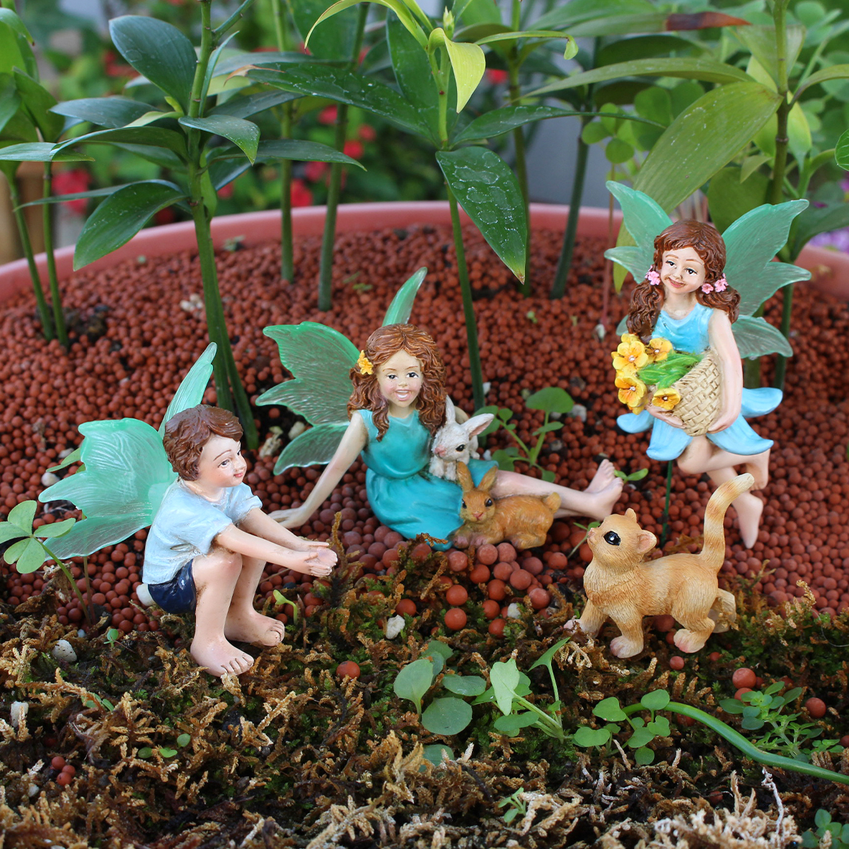4pc Flower Fairy and Animal Pa - Resin Craft Ideas incelemesi ve fiyatı