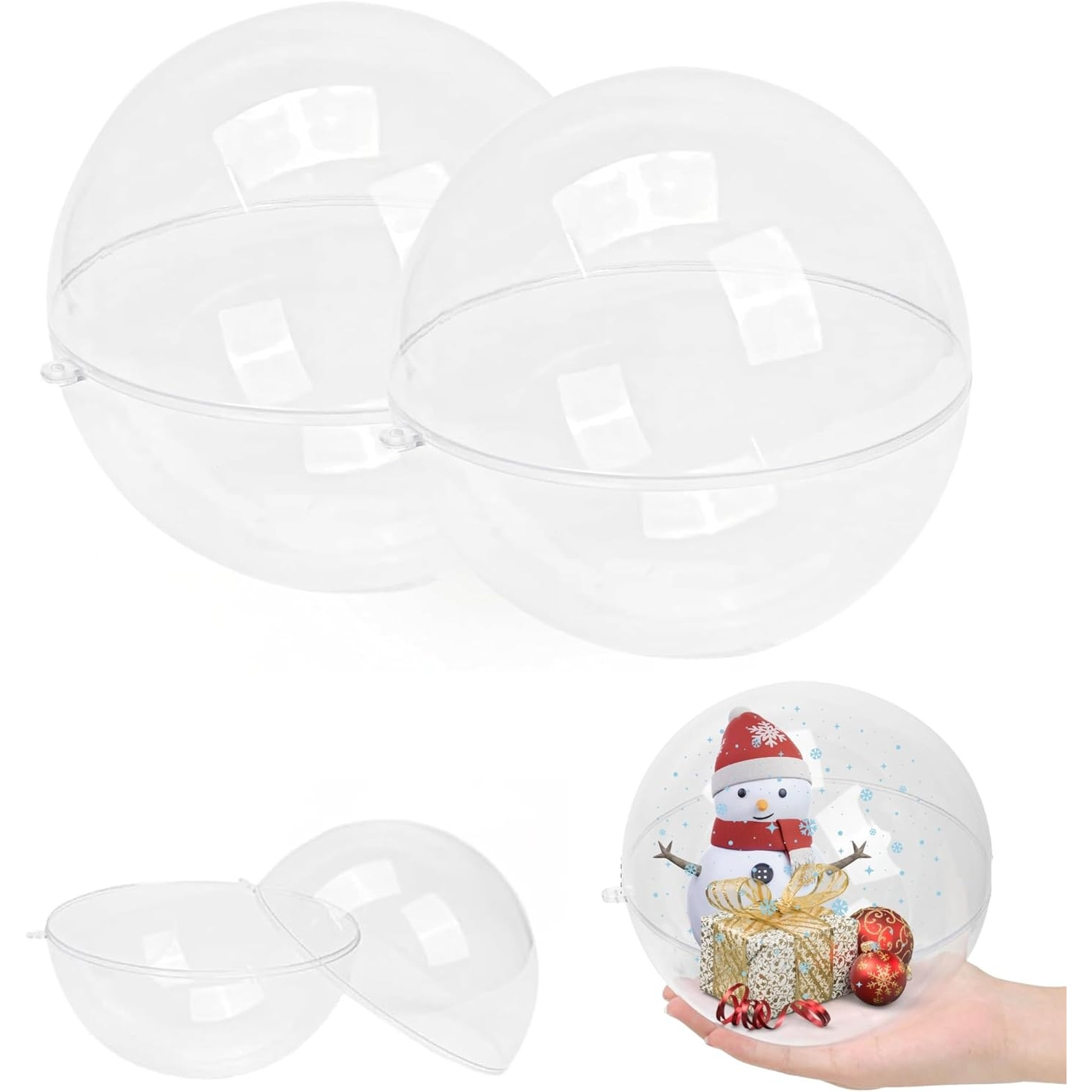 Fillable Clear Ornament Ball,  - Dome Mold Clear incelemesi ve fiyatı