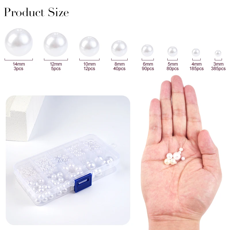 800pcs Artificial Faux Pearl R - Resin Crafts incelemesi ve fiyatı