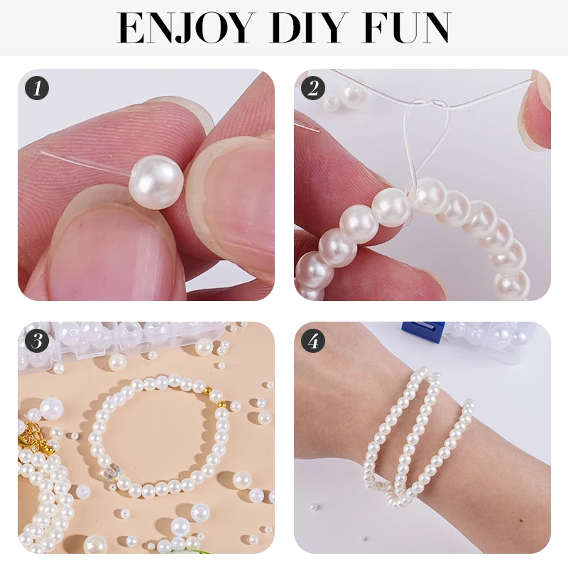 800pcs Artificial Faux Pearl R - Resin Crafts incelemesi ve fiyatı