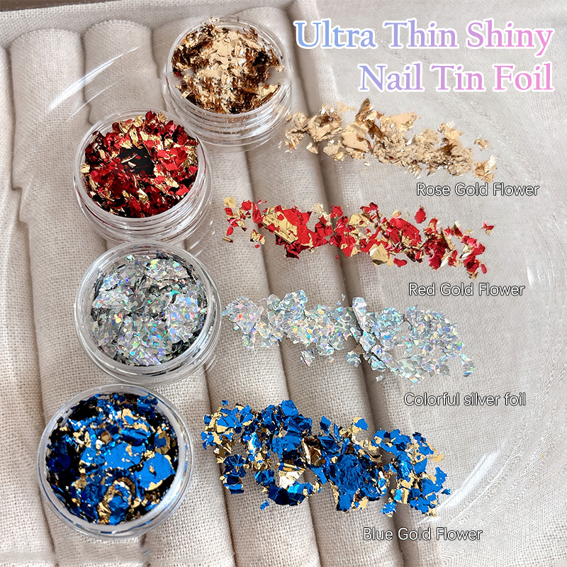 Gold Foil Fragment Nail Glitte - Gold Foil Flakes incelemesi ve fiyatı