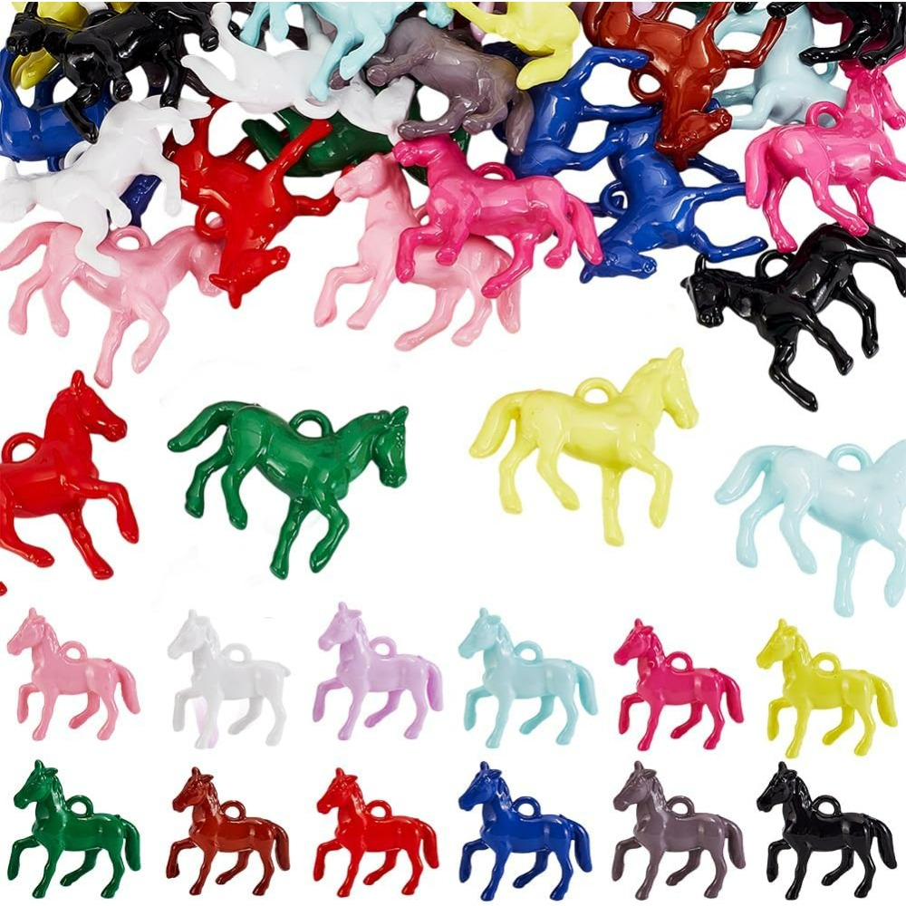 48pcs Opaque Acrylic Pendants  - Resin Crafts incelemesi ve fiyatı