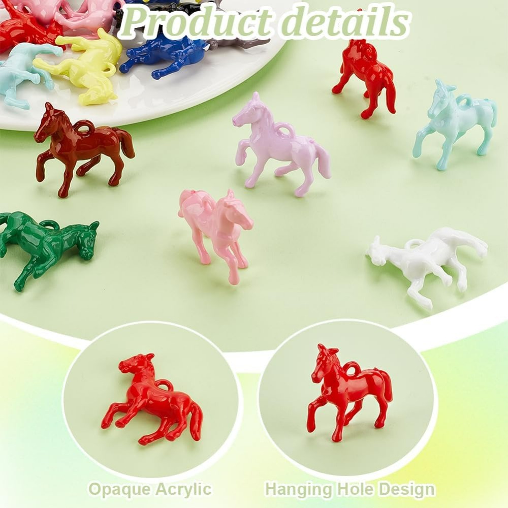 48pcs Opaque Acrylic Pendants  - Resin Crafts incelemesi ve fiyatı
