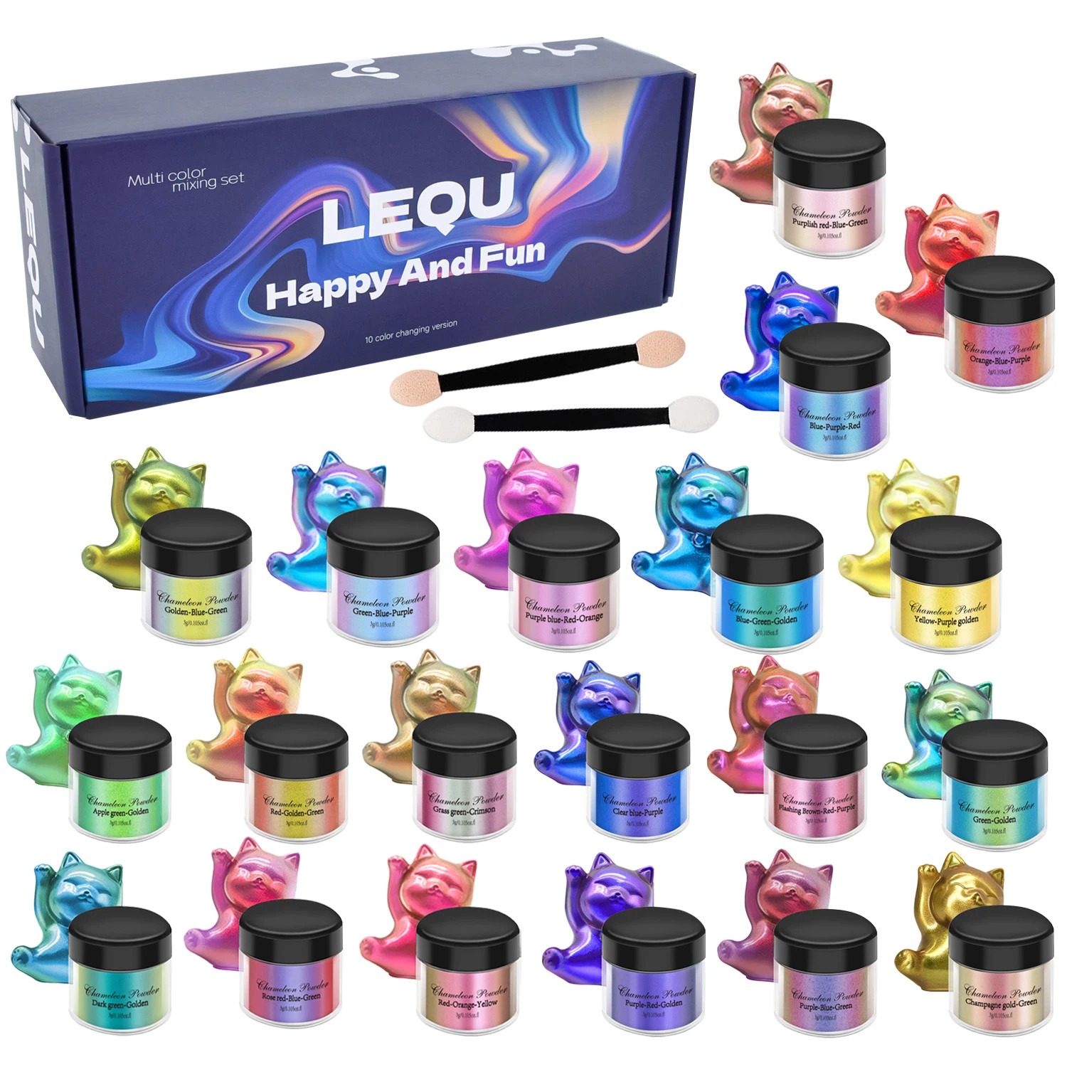 A set of chameleon pink nail c - Resin Pigment Set incelemesi ve fiyatı