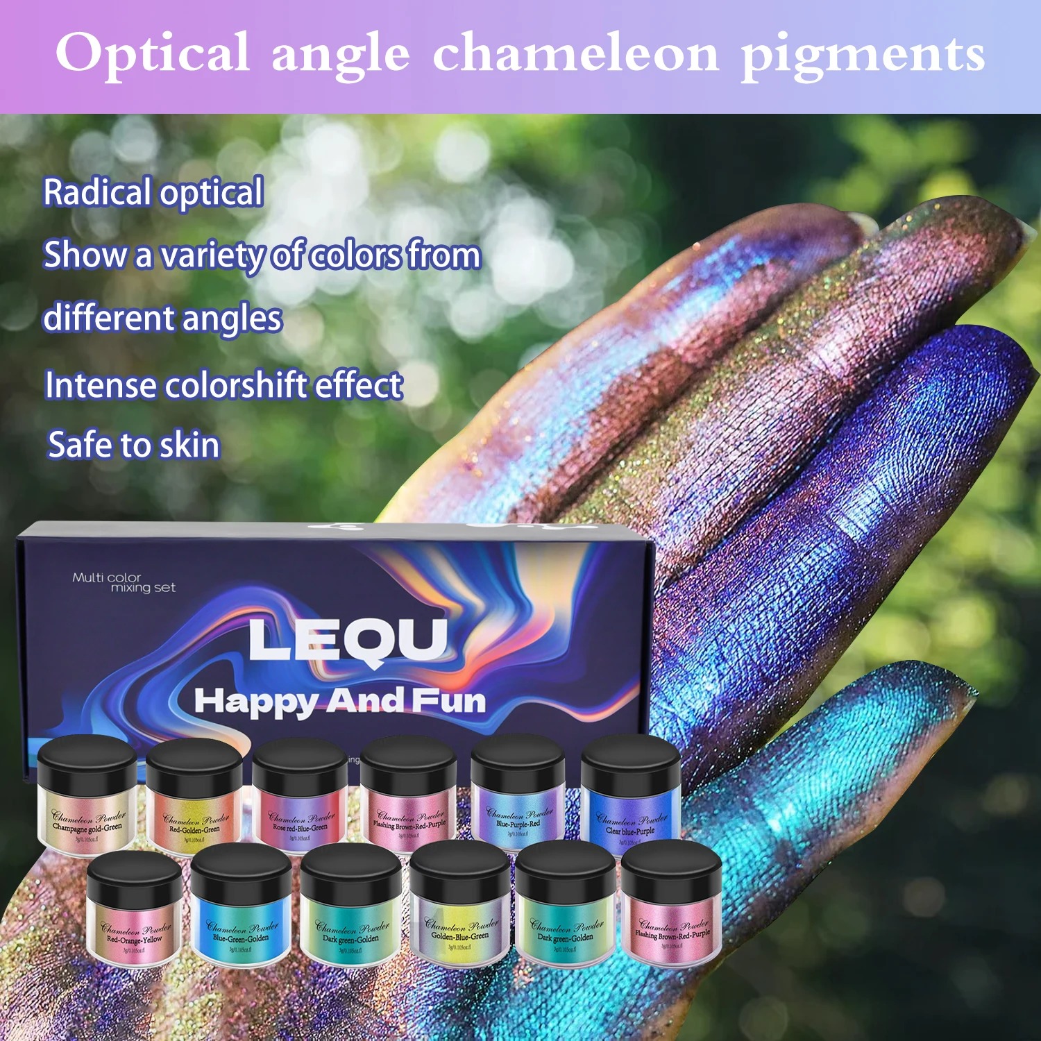 A set of chameleon pink nail c - Resin Pigment Set incelemesi ve fiyatı