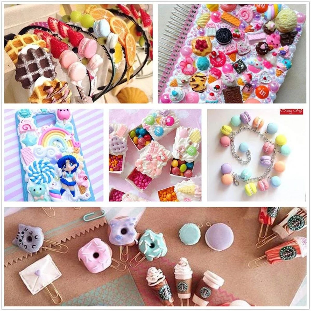 30pcs Random Candy Slime Charm - Resin Crafts incelemesi ve fiyatı