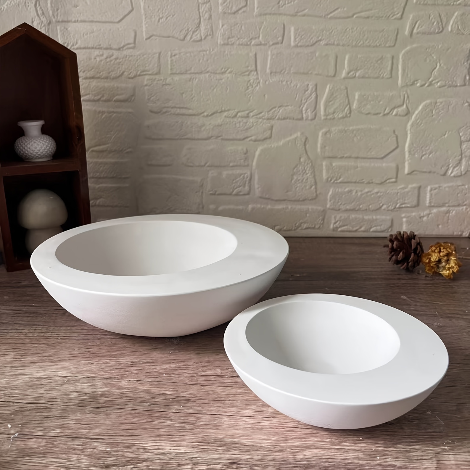 1pc Irregular Round Bowl-Shape - Coaster Mold Round incelemesi ve fiyatı