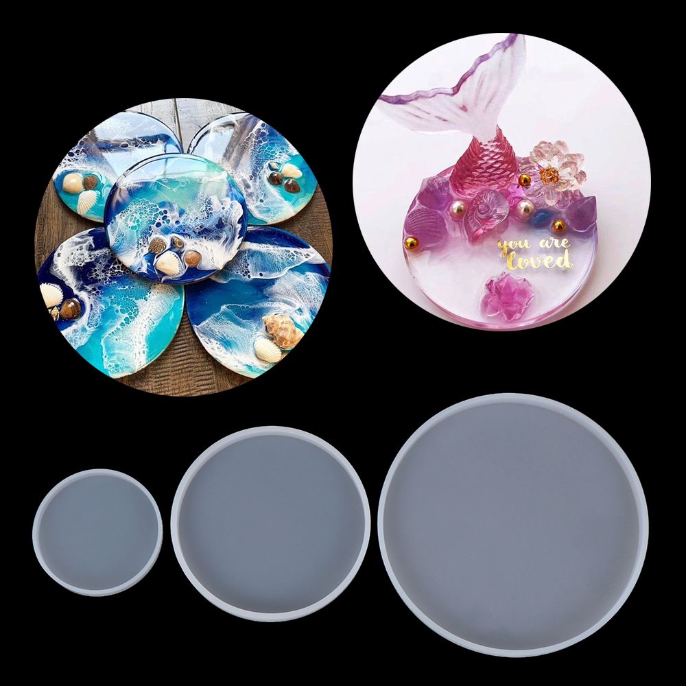 DIY Craft Silicone Fluid Arts  - Coaster Mold Round incelemesi ve fiyatı