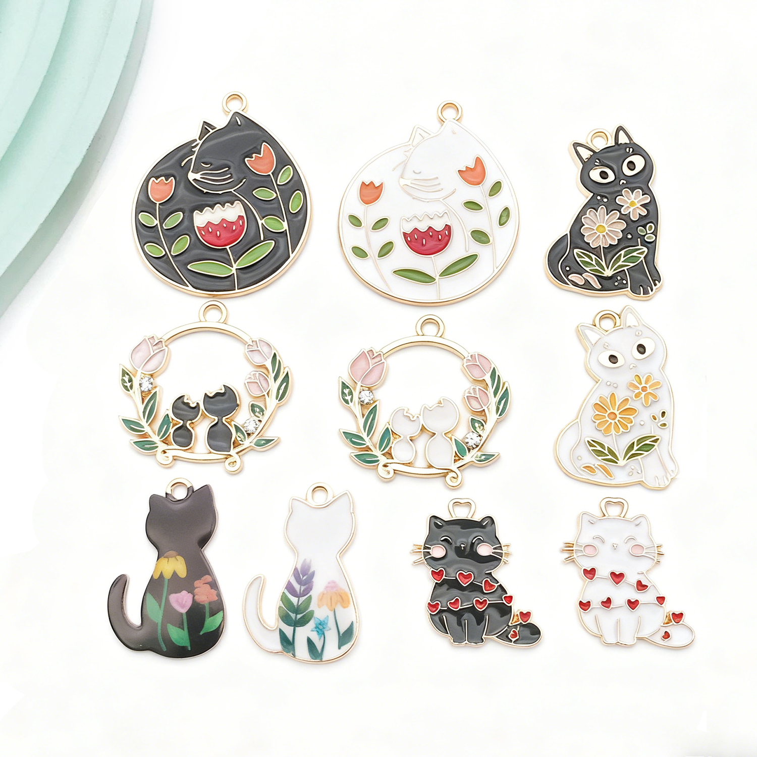 5/10pcs Resin Popular Cat Char - Resin Craft Kit incelemesi ve fiyatı