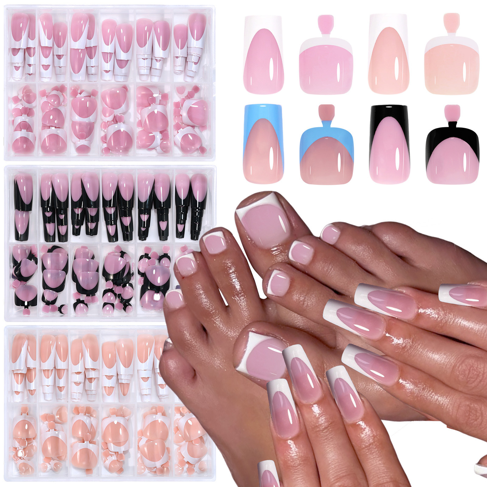 288PCS French Fake Nails Toena - Resin Craft Kit incelemesi ve fiyatı
