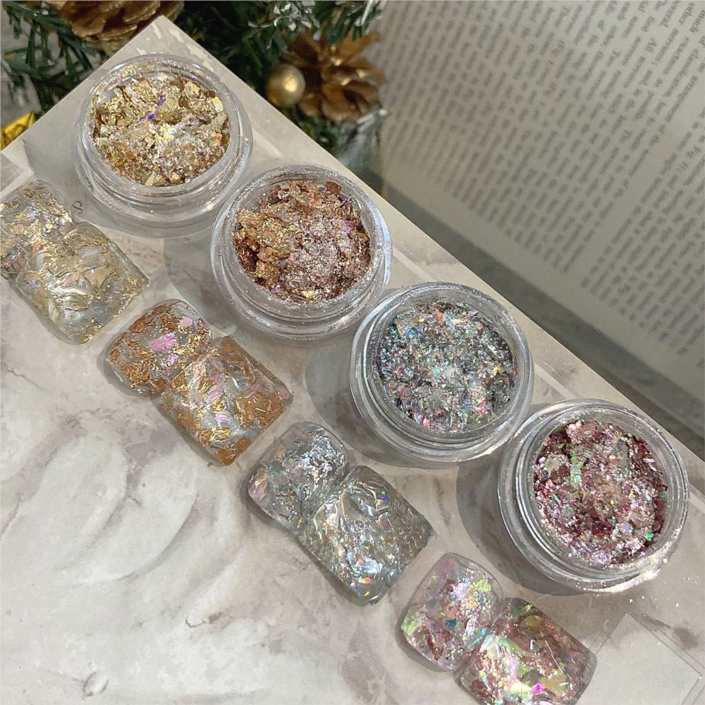 4jars Sparkly Gold Silver Foil - Gold Foil Flakes incelemesi ve fiyatı