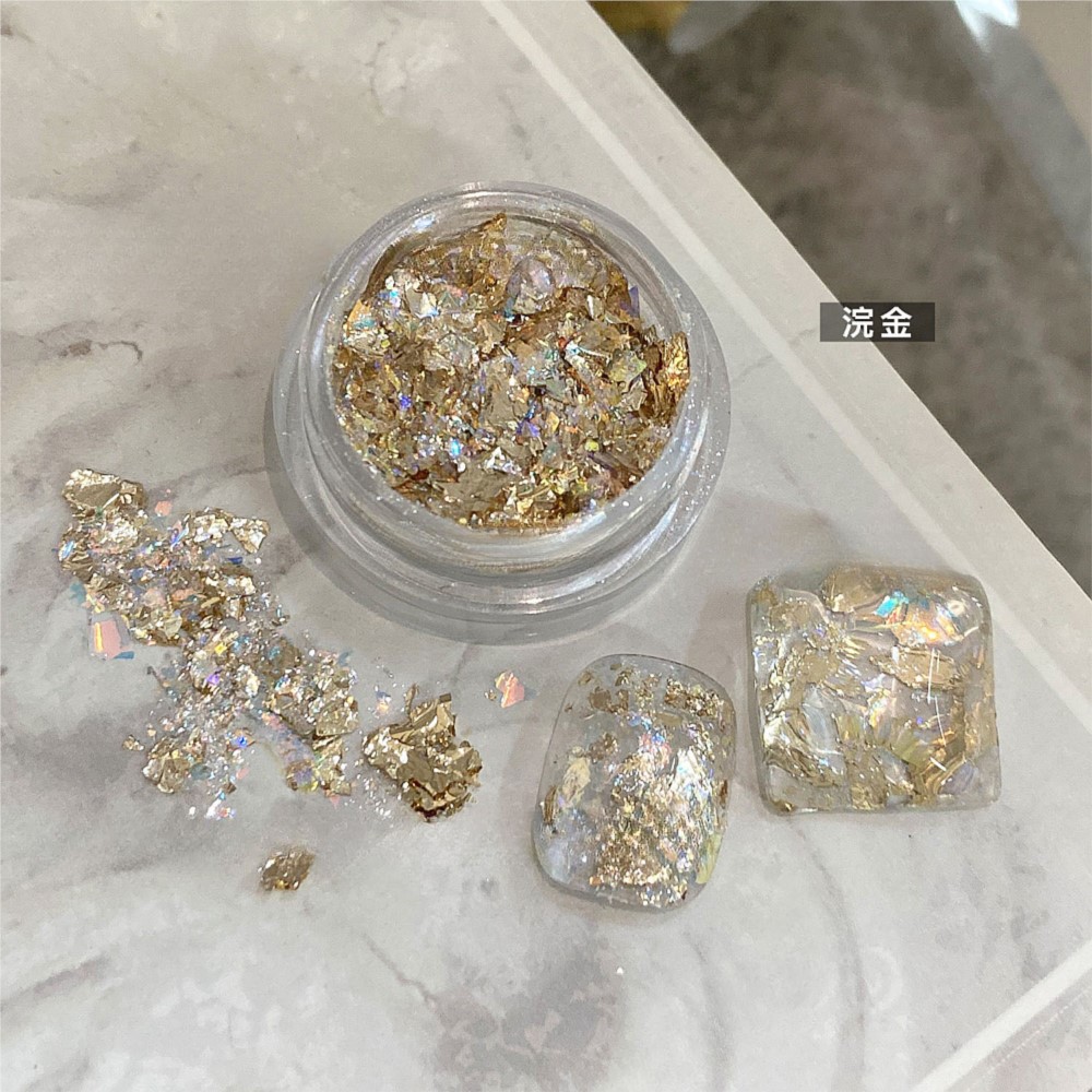 4jars Sparkly Gold Silver Foil - Gold Foil Flakes incelemesi ve fiyatı