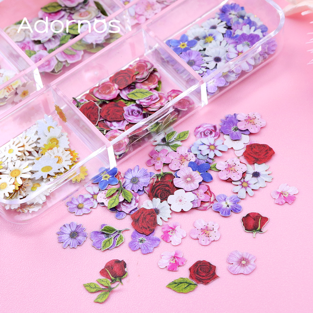 6 Grids Flowers Wood Pulp Chip - Resin Craft Ideas incelemesi ve fiyatı