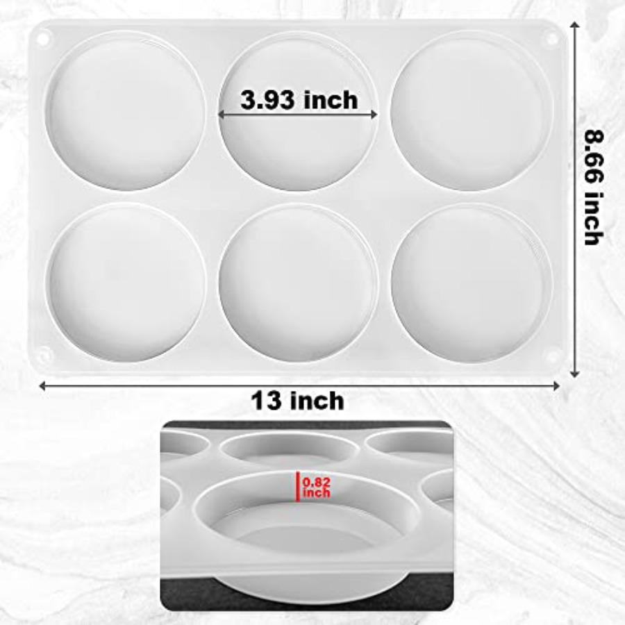 6-Cavity Deep Round Coaster Mo - Coaster Mold Round incelemesi ve fiyatı