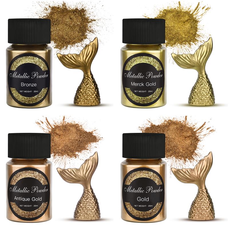 20 Ml Shimmer Metallic Gold Si - Resin Pigment Set incelemesi ve fiyatı