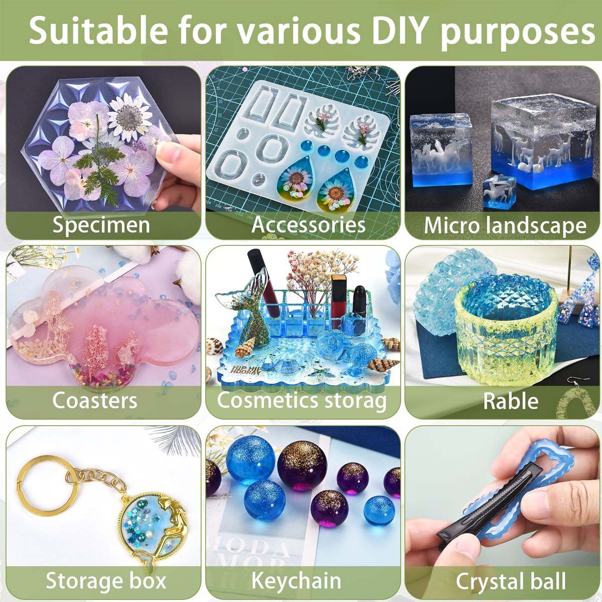 5ml/Bottle Epoxy Resin Pigment - Resin Pigment Set incelemesi ve fiyatı