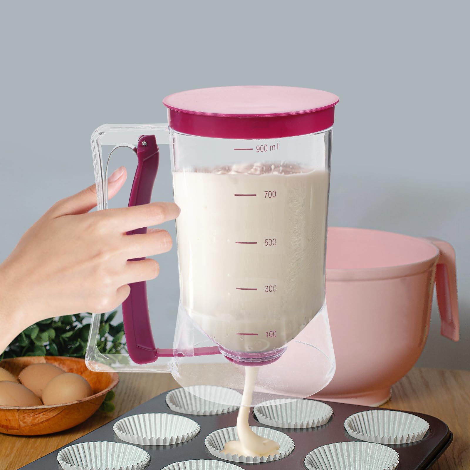 900ml Batter Dispenser Cupcake - Mixing Cup Silicone incelemesi ve fiyatı