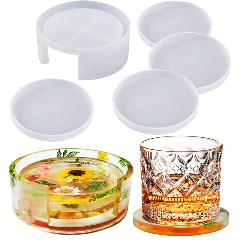 Round Square Coaster Silicone  - Resin Ocean Wave Mold incelemesi ve fiyatı