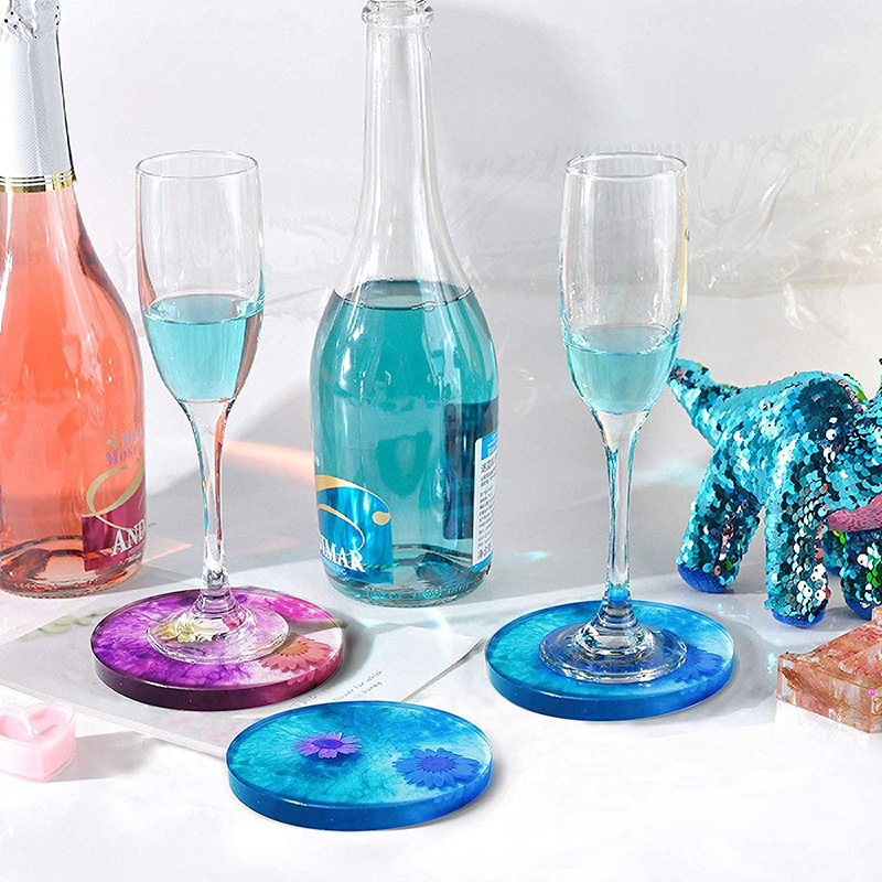 Round Square Coaster Silicone  - Resin Ocean Wave Mold incelemesi ve fiyatı