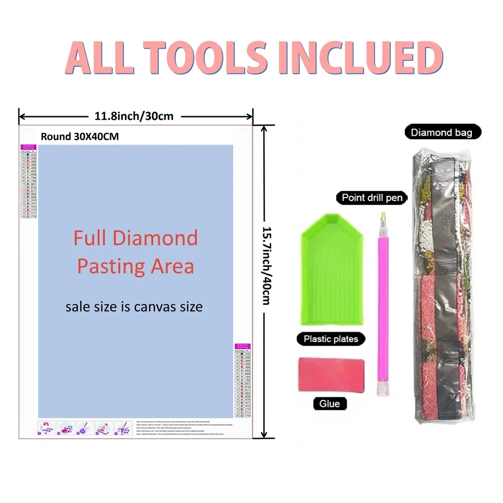 Frameless,5D DIY Diamond Paint - Resin Craft Kit incelemesi ve fiyatı