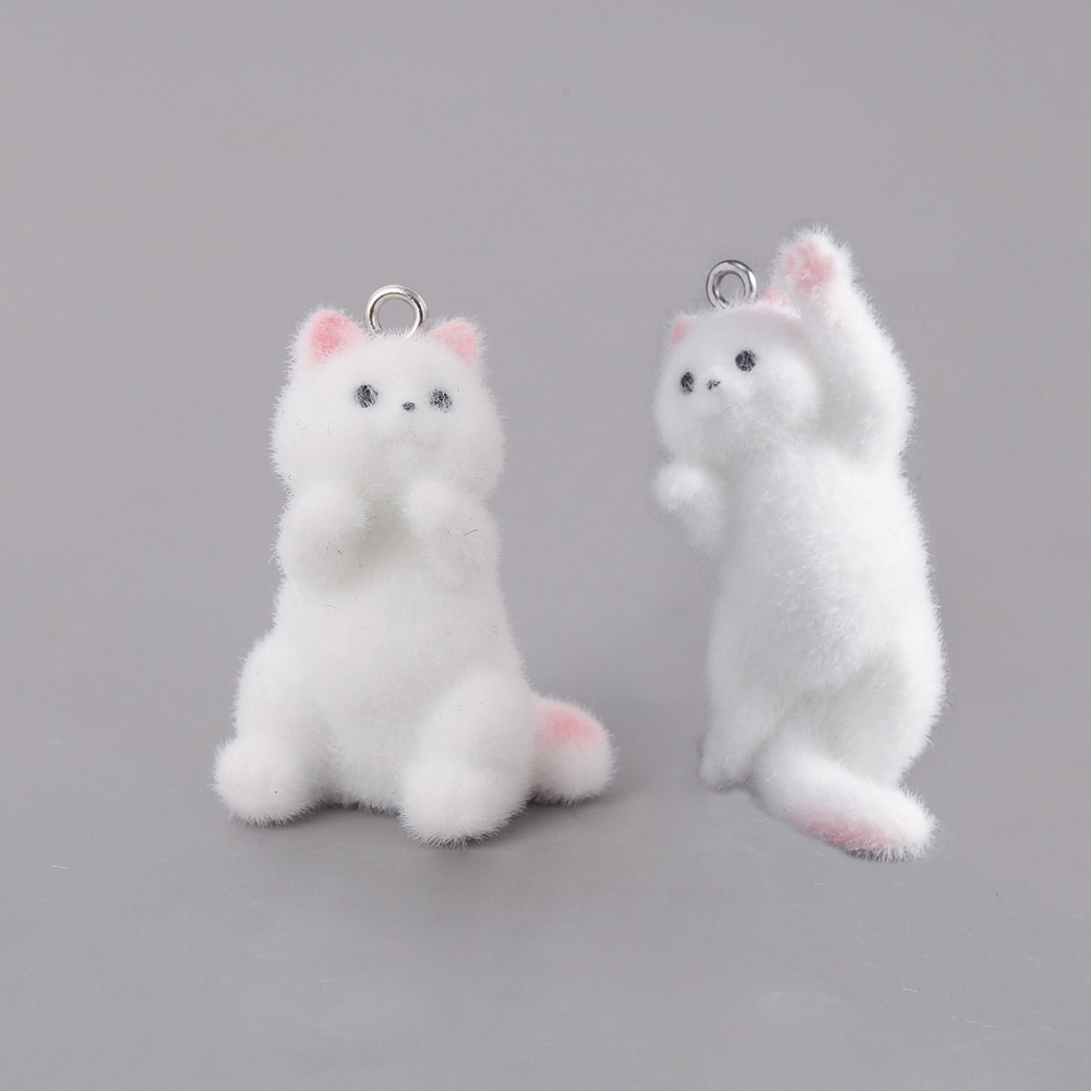 2pcs Flocking Little Cat Resin - Resin Craft Projects incelemesi ve fiyatı