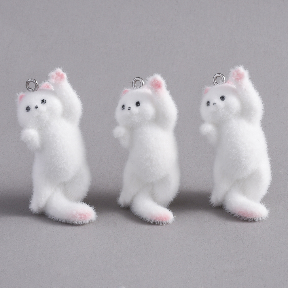 2pcs Flocking Little Cat Resin - Resin Craft Projects incelemesi ve fiyatı