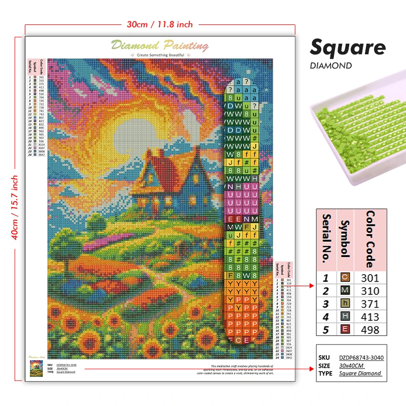 Frameless,Diamond Art Painting - Resin Craft For Beginners incelemesi ve fiyatı