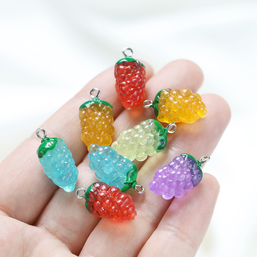 10Pcs 12x23mm Grape Resin Char - Resin Craft Projects incelemesi ve fiyatı