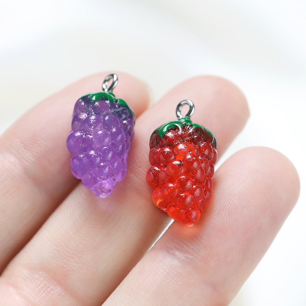 10Pcs 12x23mm Grape Resin Char - Resin Craft Projects incelemesi ve fiyatı