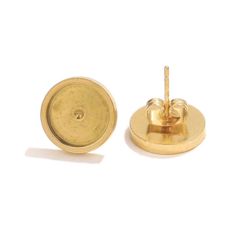 10pcs Stainless Steel Gold Ear - Resin Craft Projects incelemesi ve fiyatı