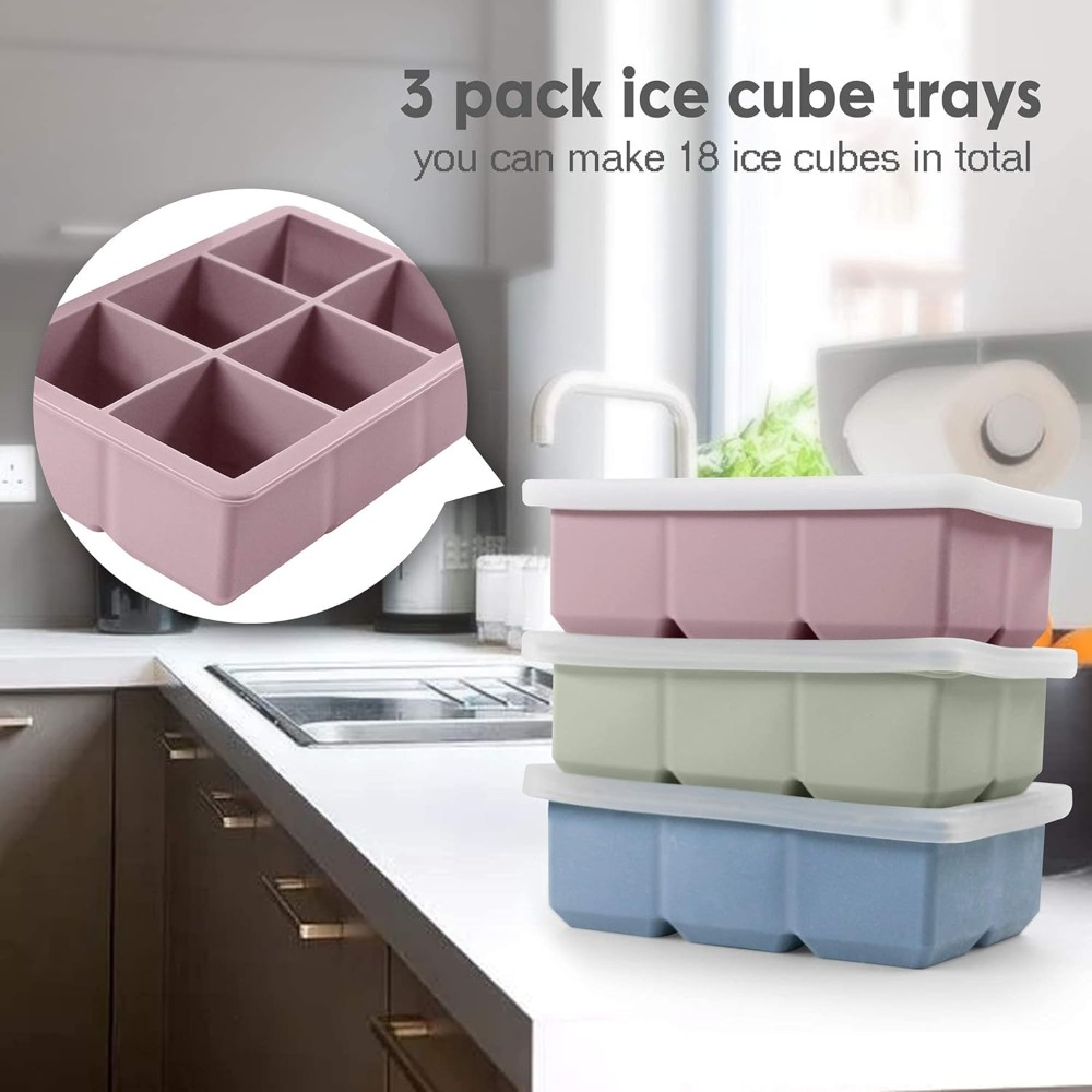 Large Silicone Ice Cube Trays  - Silicone Mold Tray incelemesi ve fiyatı